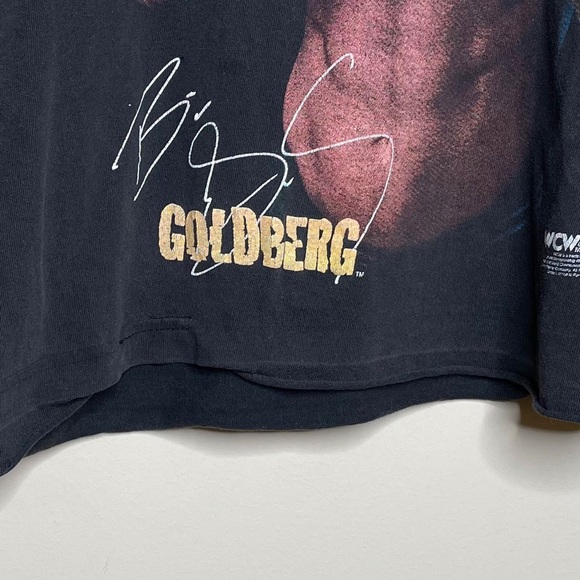 Vintage 90s Wrestling 1998 WCW GOLDBERG “Who’s Next’” Graphic T Shirt Medium - Picture 5 of 6